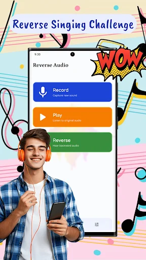Download Reverse Audio: Reverse Singing Terbaru – Ubah Suara Gratis description image 1